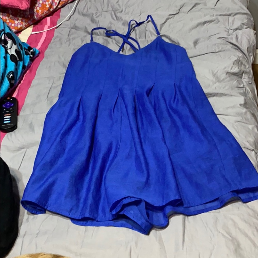Blue romper